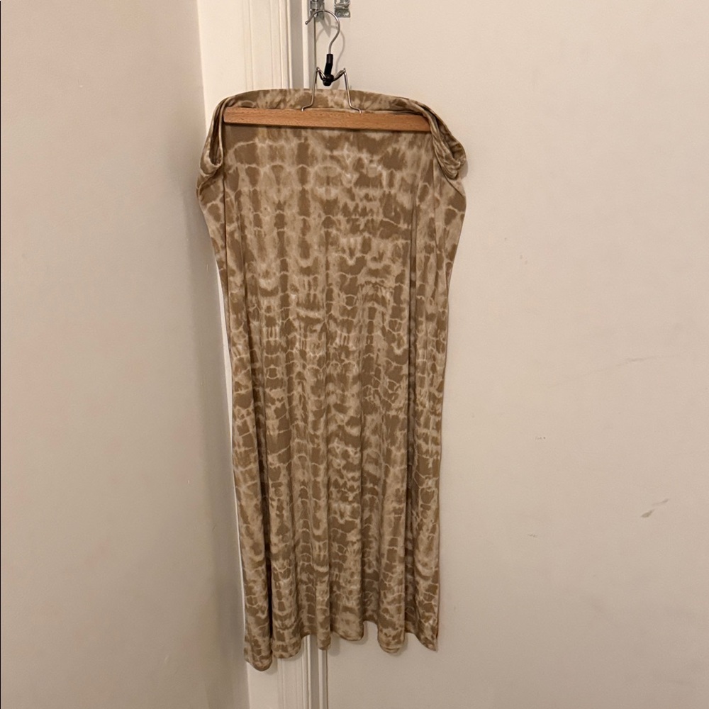 Michael Kors Beige Patterned Skirt